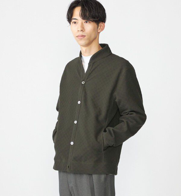 SHIPS「SHIPS: ラッチパイル  ボタン カーディガン」|カーディガン|