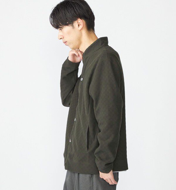 SHIPS「SHIPS: ラッチパイル  ボタン カーディガン」|カーディガン|