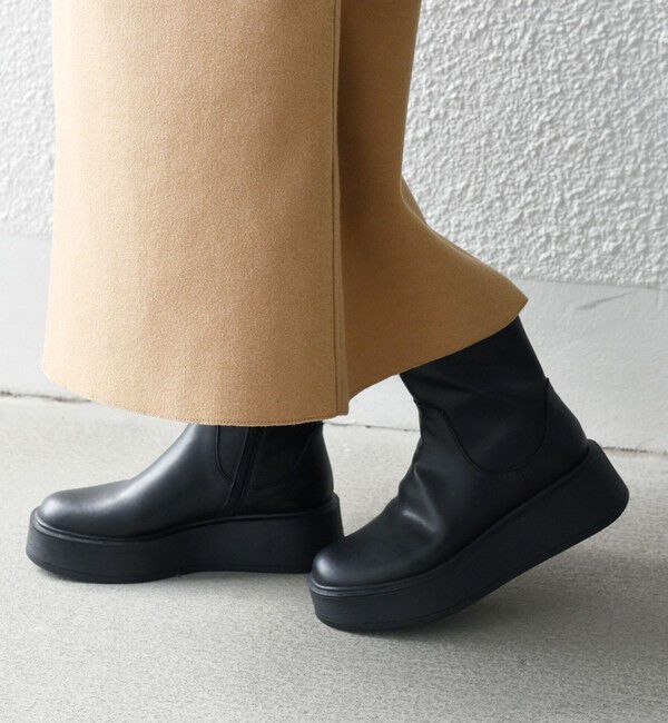 SHIPS any「VELETTO: プラットフォーム ショート ブーツ」|ショートブーツ|