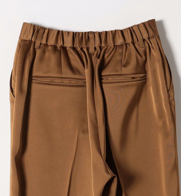 SHIPS any「SHIPS any:〈手洗い可能〉サテン リラックス タック テーパード パンツ」|その他|