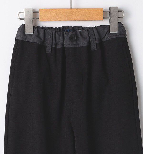 SHIPS KIDS「SHIPS KIDS:100～130cm / ブラック テーパード パンツ」|その他|