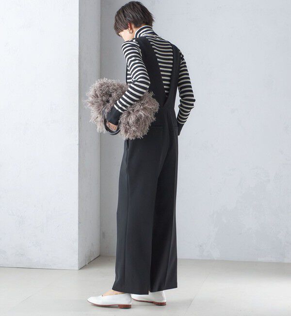 SHIPS for women「〈手洗い可能〉ストレッチ サロペット」|オールインワン|