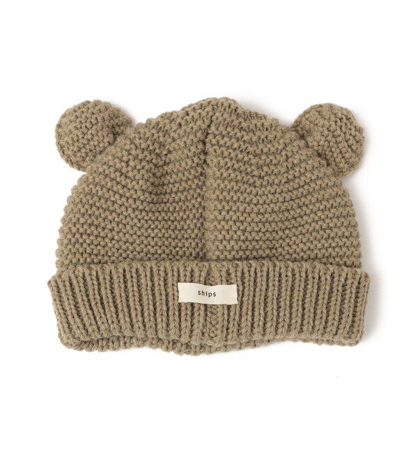 SHIPS KIDS「SHIPS KIDS:くま耳 ベビー ニット ワッチ」|その他ベビー用品|