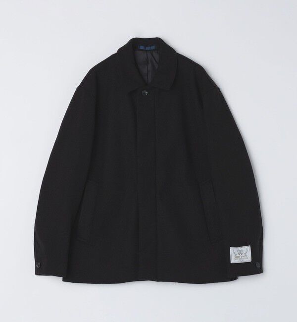 SHIPS Colors 「SHIPS Colors:THERMOLITE(R) ミックス ジップ ブルゾン」|ブルゾン・スタジャン|ダークグレー