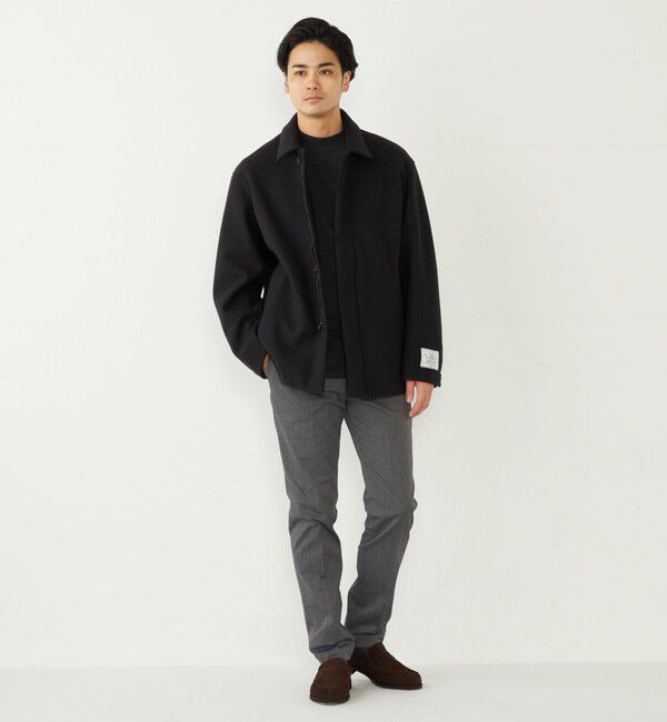 SHIPS Colors 「SHIPS Colors:THERMOLITE(R) ミックス ジップ ブルゾン」|ブルゾン・スタジャン|