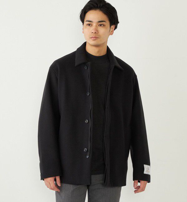 SHIPS Colors 「SHIPS Colors:THERMOLITE(R) ミックス ジップ ブルゾン」|ブルゾン・スタジャン|