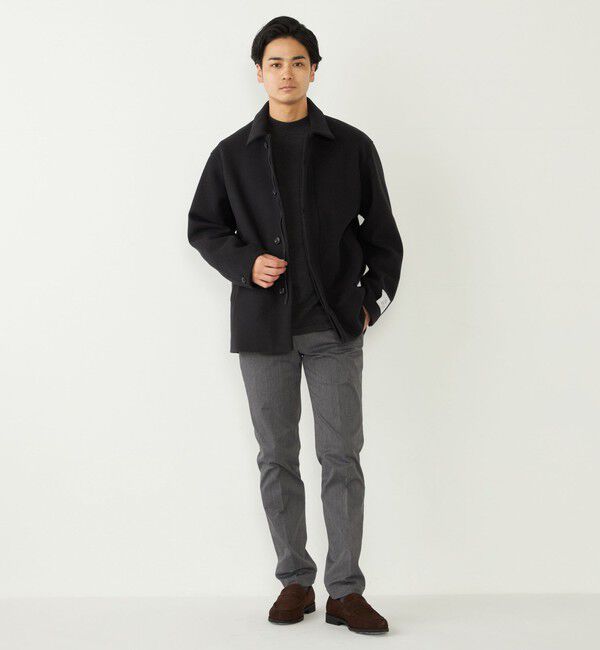 SHIPS Colors 「SHIPS Colors:THERMOLITE(R) ミックス ジップ ブルゾン」|ブルゾン・スタジャン|