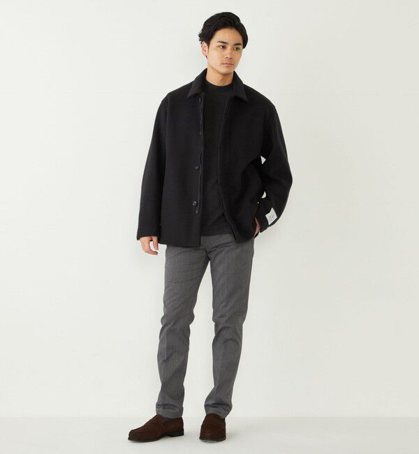 SHIPS Colors 「SHIPS Colors:THERMOLITE(R) ミックス ジップ ブルゾン」|ブルゾン・スタジャン|