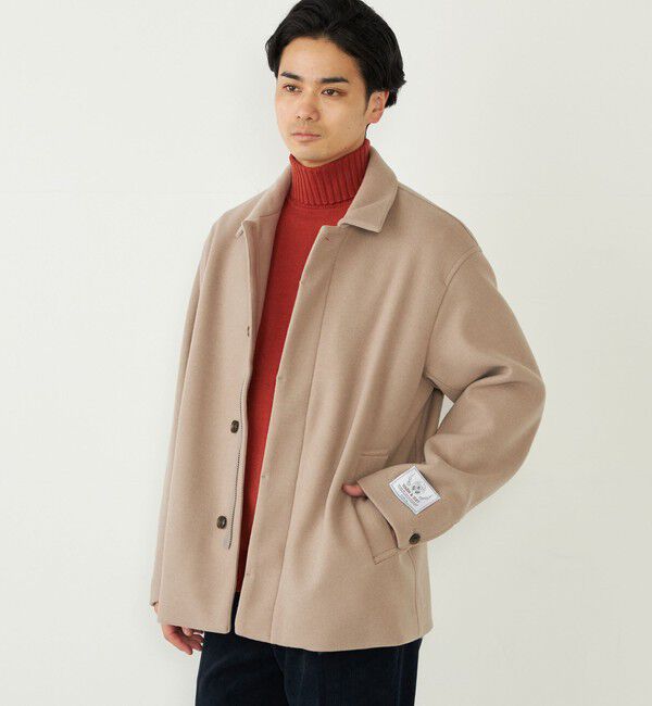 SHIPS Colors 「SHIPS Colors:THERMOLITE(R) ミックス ジップ ブルゾン」|ブルゾン・スタジャン|