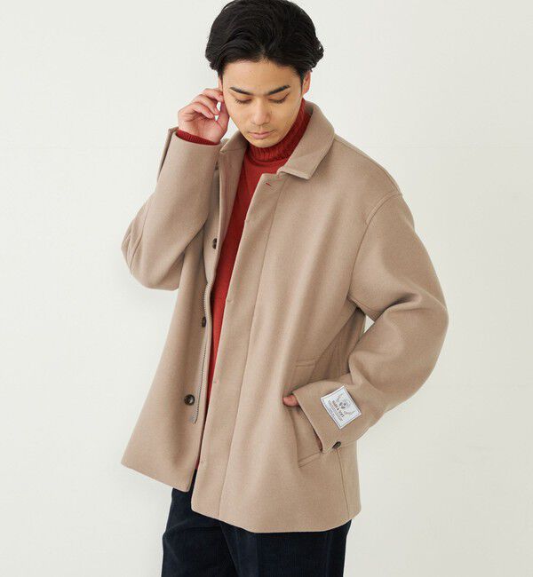 SHIPS Colors 「SHIPS Colors:THERMOLITE(R) ミックス ジップ ブルゾン」|ブルゾン・スタジャン|