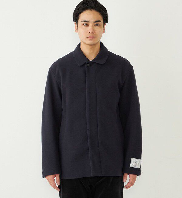 SHIPS Colors 「SHIPS Colors:THERMOLITE(R) ミックス ジップ ブルゾン」|ブルゾン・スタジャン|