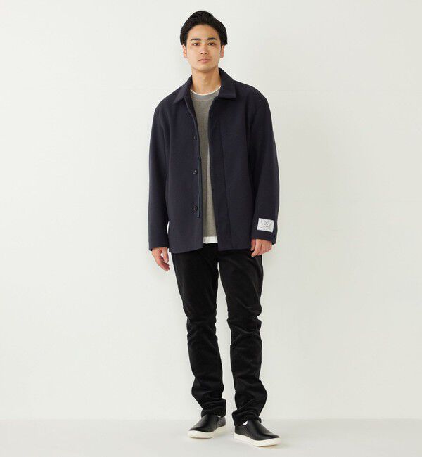 SHIPS Colors 「SHIPS Colors:THERMOLITE(R) ミックス ジップ ブルゾン」|ブルゾン・スタジャン|