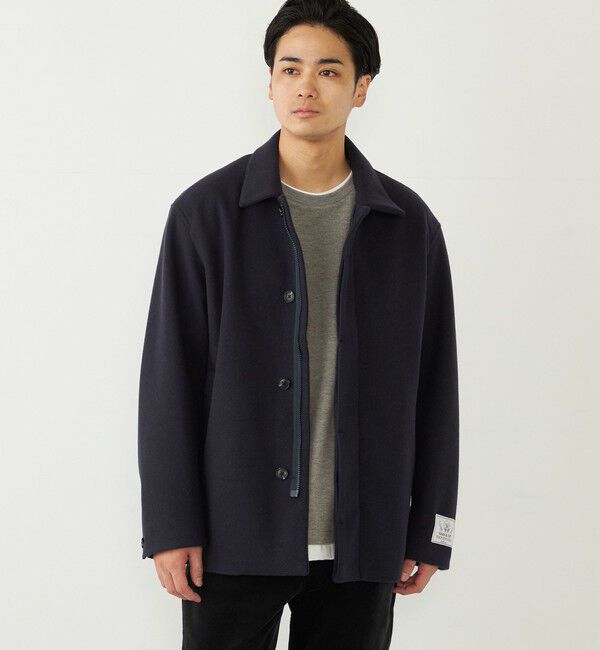 SHIPS Colors 「SHIPS Colors:THERMOLITE(R) ミックス ジップ ブルゾン」|ブルゾン・スタジャン|