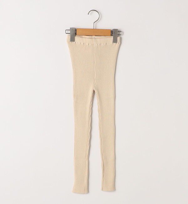 SHIPS KIDS「SHIPS KIDS:100～125cm / リブ レギンス」|レギンス・スパッツ|ナチュラル