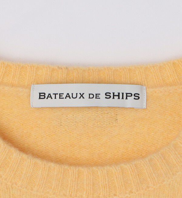 SHIPS「BATEAUX DE SHIPS: ブラッシュド クルーネック プルオーバー ニット」|ニット・セーター|
