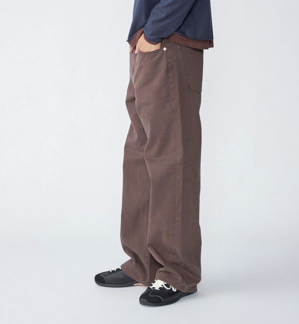 SHIPS「City Ambient Products: 12オンス ストレート バギー デニム パンツ」|デニム|