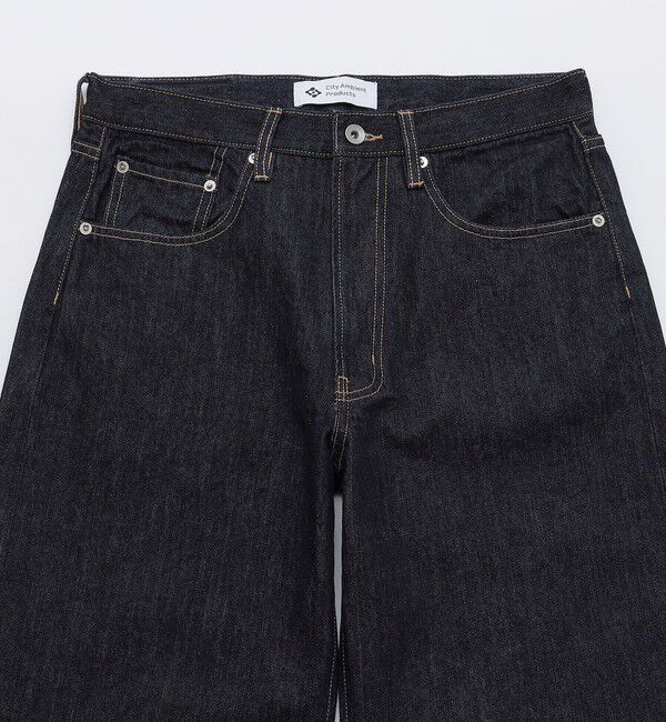 SHIPS「City Ambient Products: 12オンス ストレート バギー デニム パンツ」|デニム|