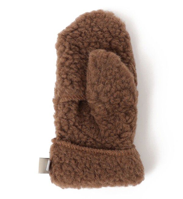 SHIPS any「【SHIPS any別注】Mouflon Mouflon: ストラップ付き ボア ミトン」|手袋|