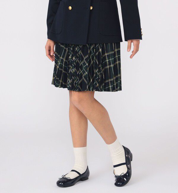 SHIPS KIDS「SHIPS KIDS:140～160cm / チェック プリーツ スカート」|フレア|