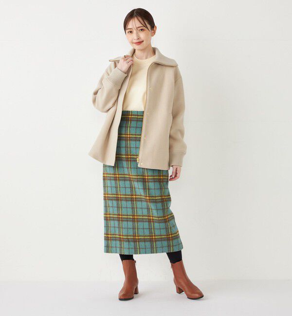 SHIPS Colors 「SHIPS Colors: 〈手洗い可能〉ジャージーメルトン ジップ アウター」|ブルゾン・スタジャン|