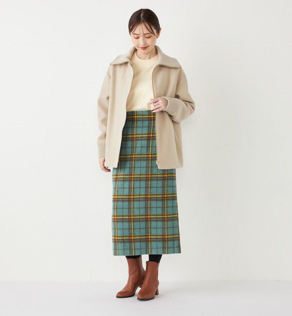 SHIPS Colors 「SHIPS Colors: 〈手洗い可能〉ジャージーメルトン ジップ アウター」|ブルゾン・スタジャン|