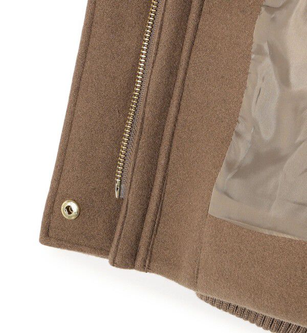 SHIPS Colors 「SHIPS Colors: 〈手洗い可能〉ジャージーメルトン ジップ アウター」|ブルゾン・スタジャン|