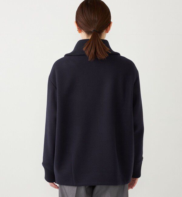 SHIPS Colors 「SHIPS Colors: 〈手洗い可能〉ジャージーメルトン ジップ アウター」|ブルゾン・スタジャン|