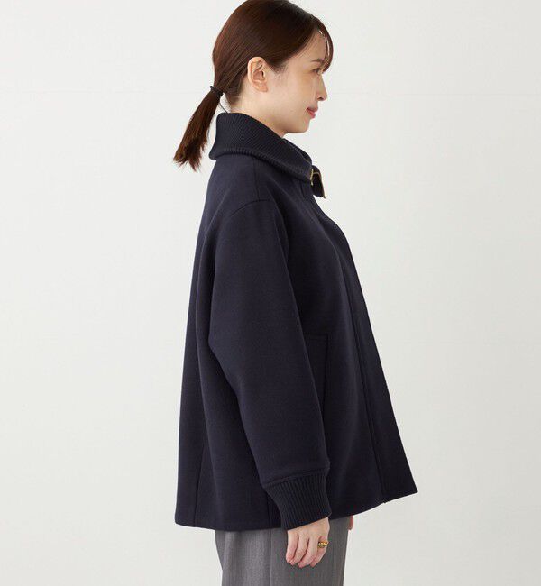 SHIPS Colors 「SHIPS Colors: 〈手洗い可能〉ジャージーメルトン ジップ アウター」|ブルゾン・スタジャン|