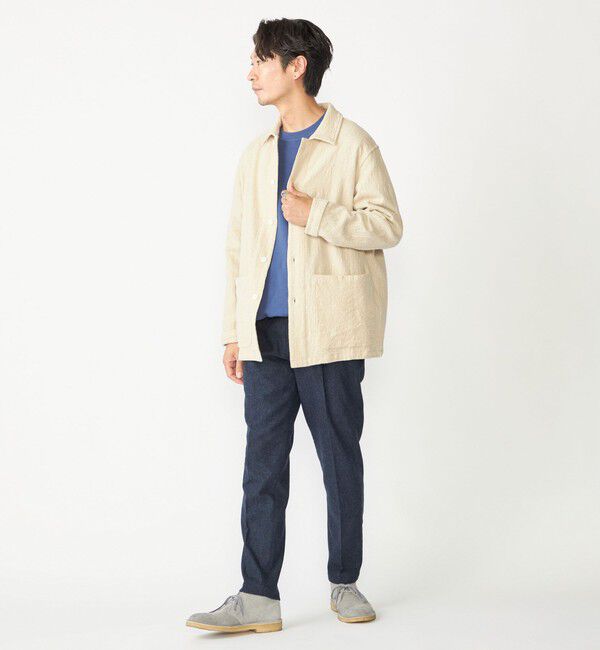 SHIPS「SHIPS: ブラッシュド シャツ アウター」|ブルゾン・スタジャン|