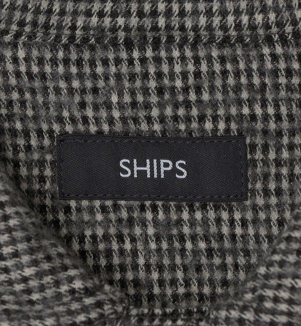 SHIPS「SHIPS: ブラッシュド シャツ アウター」|ブルゾン・スタジャン|