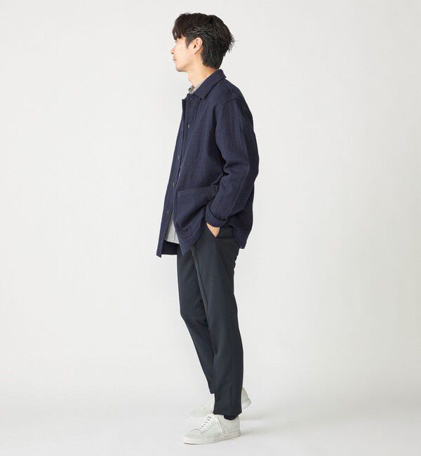 SHIPS「SHIPS: ブラッシュド シャツ アウター」|ブルゾン・スタジャン|