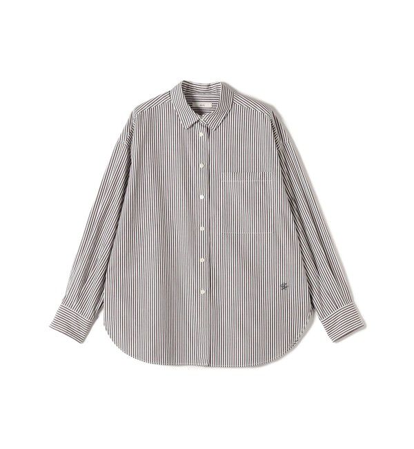 SHIPS for women「〈洗濯機可能〉ピン オックス 刺繍 シャツ」|シャツ・ブラウス|