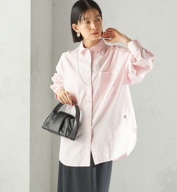 SHIPS for women「〈洗濯機可能〉ピン オックス 刺繍 シャツ」|シャツ・ブラウス|