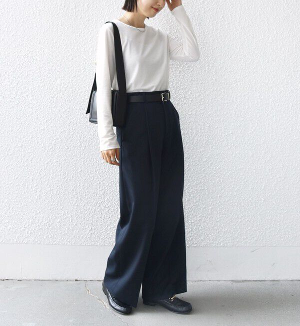 SHIPS for women「シアー トリコット ロングスリーブ TEE」|Tシャツ・カットソー|