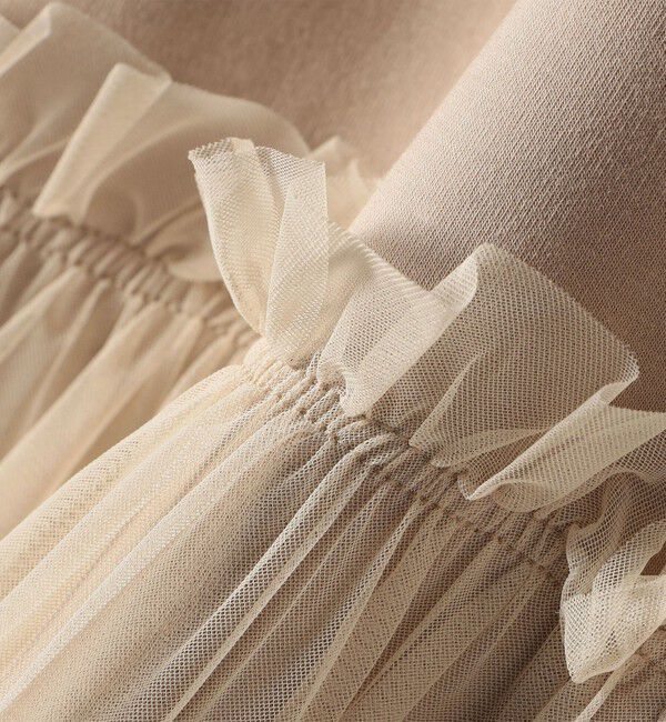 SHIPS for women「【WEB限定】 〈手洗い可能〉ダンボール &times; チュール ジップ 羽織」|その他|