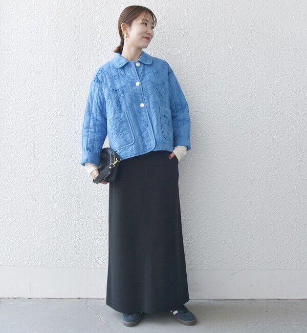 SHIPS any「bon_meur:〈手洗い可能〉中綿 エンブロ キルト コンパクト ジャケット」|その他|