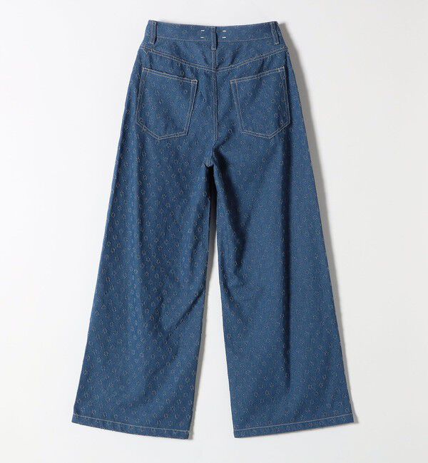 SHIPS any「bon_meur:〈洗濯機可能〉クラッシュ デニム ワイド パンツ」|デニム|