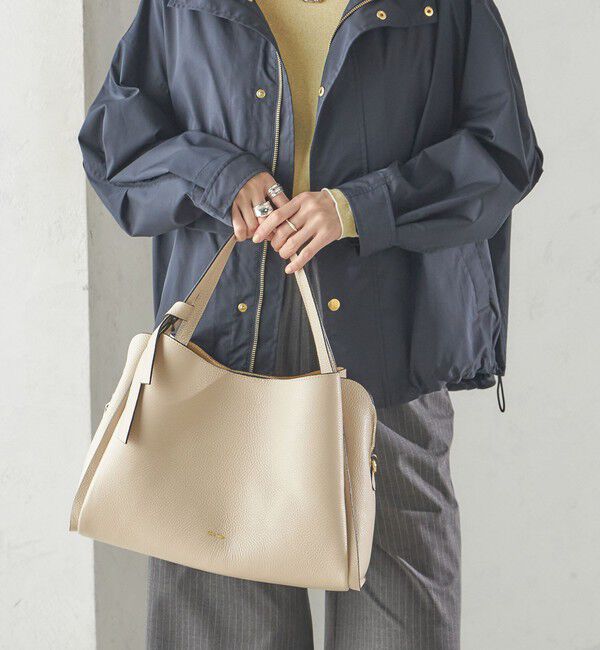 SHIPS for women「MILOS: A4 リボン パーテーション レザー トート M」|トートバッグ|