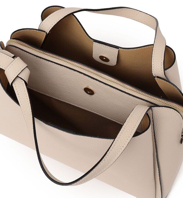 SHIPS for women「MILOS: A4 リボン パーテーション レザー トート M」|トートバッグ|