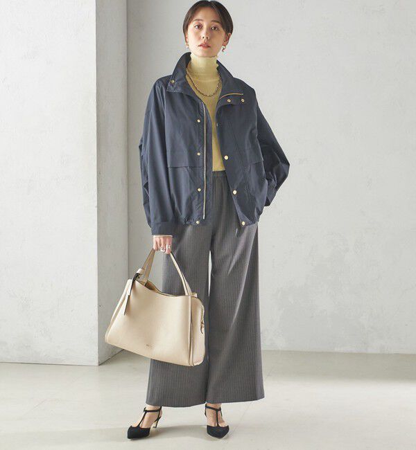 SHIPS for women「MILOS: A4 リボン パーテーション レザー トート M」|トートバッグ|