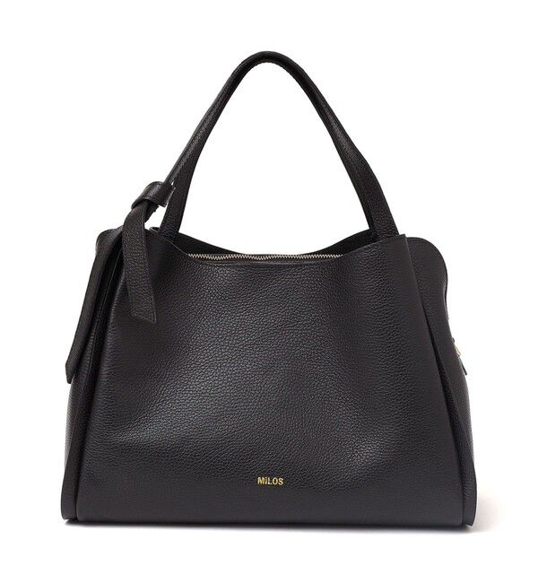 SHIPS for women「MILOS: A4 リボン パーテーション レザー トート M」|トートバッグ|