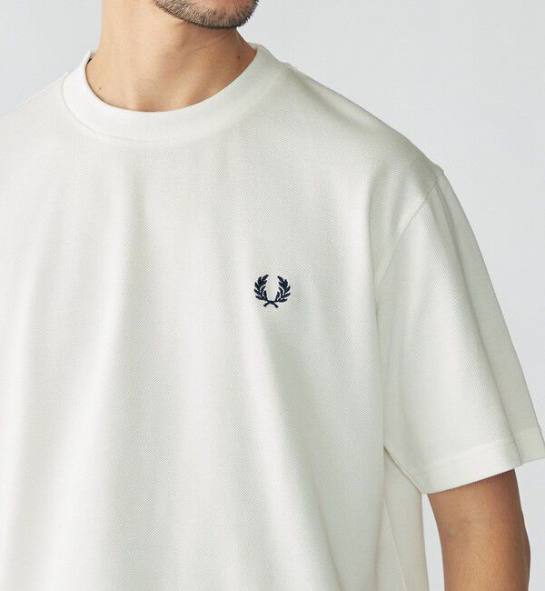 SHIPS「【SHIPS別注】FRED PERRY:COOLMAX(R) 鹿の子 ワンポイント ロゴ Tシャツ 25SS」|Tシャツ・カットソー|