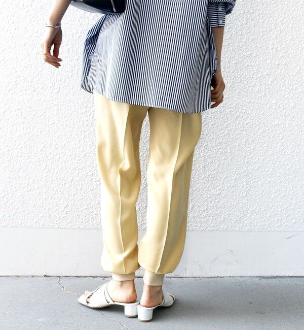 SHIPS for women「〈手洗い可能〉裾 リブ ドロスト パンツ」|その他|