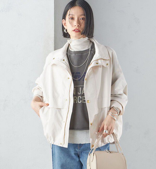 SHIPS for women「〈洗濯機可能〉LIMONTA EAST 中綿 ベスト付き ナイロン ブルゾン」|ブルゾン・スタジャン|