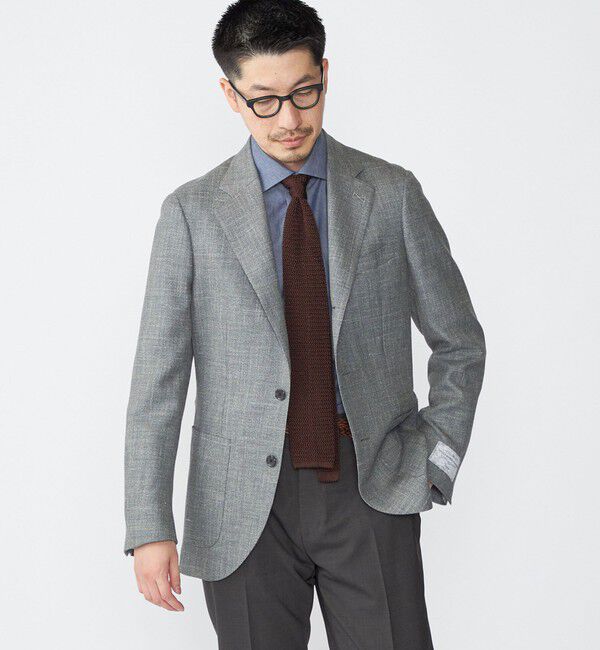 SHIPS「SHIPS: CANONICO シャークスキン ジャケット」|テーラードジャケット|