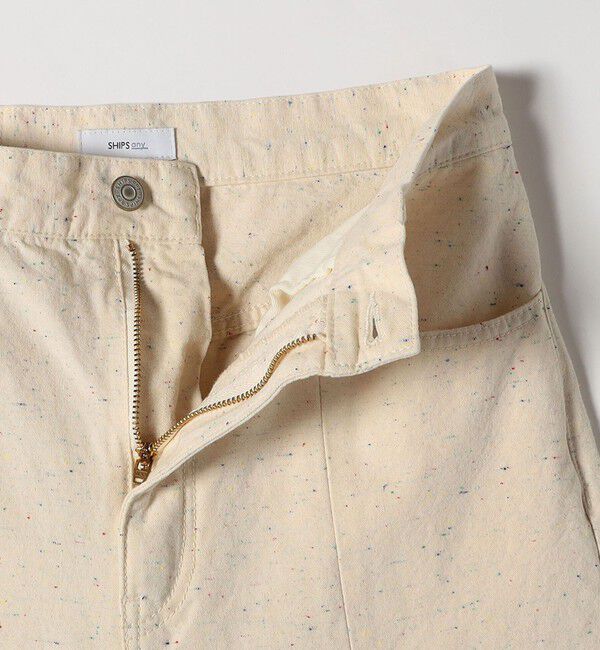 SHIPS any「SHIPS any:〈洗濯機可能〉ネップ ストレート ワイド パンツ［SHIPS any DENIM］」|その他|