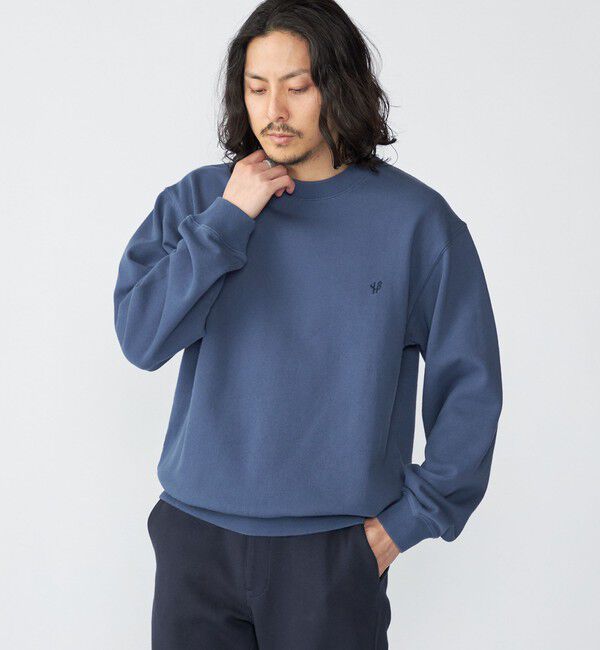 SHIPS「【WEB限定】SHIPS: ワンポイント ロゴ オープンエンド テリー ボールウォッシュ スウェット」|スウェット・ジャージ|