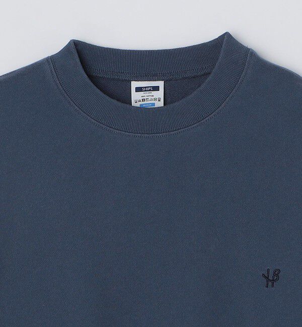 SHIPS「【WEB限定】SHIPS: ワンポイント ロゴ オープンエンド テリー ボールウォッシュ スウェット」|スウェット・ジャージ|