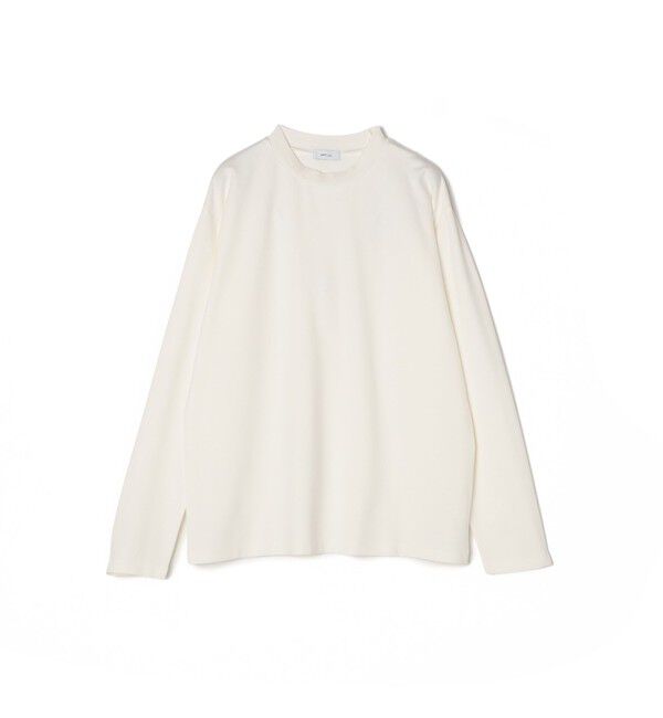 SHIPS any「SHIPS any: デザイン リブ ハイゲージ ポンチ クルーネック Tシャツ (ロンT)◆」|Tシャツ・カットソー|