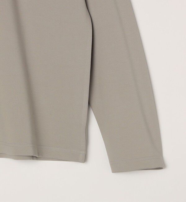 SHIPS any「SHIPS any: デザイン リブ ハイゲージ ポンチ クルーネック Tシャツ (ロンT)◆」|Tシャツ・カットソー|